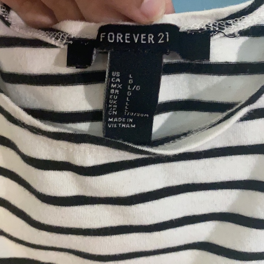 Striped Cropped Tank - Picture 3 of 3